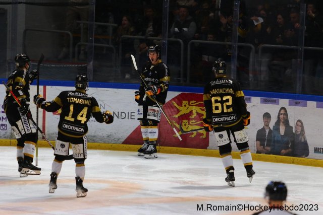 Photo hockey match Rouen - Amiens  le 17/11/2023