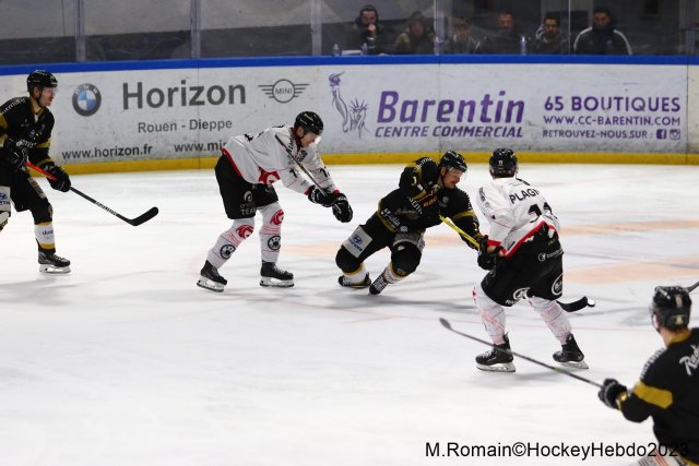 Photo hockey match Rouen - Amiens  le 17/11/2023