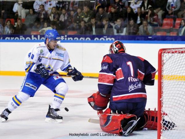Photo hockey match Grenoble  - Villard-de-Lans le 03/10/2009