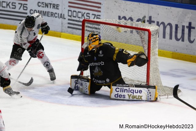 Photo hockey match Rouen - Amiens  le 17/11/2023