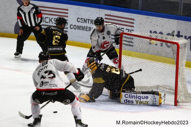 Photo hockey match Rouen - Amiens  le 17/11/2023