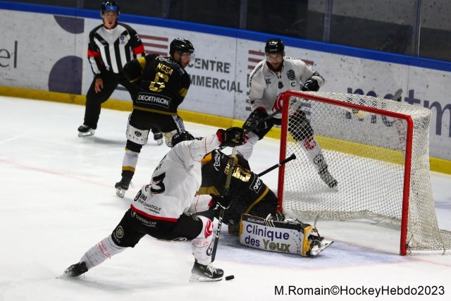 Photo hockey match Rouen - Amiens  le 17/11/2023