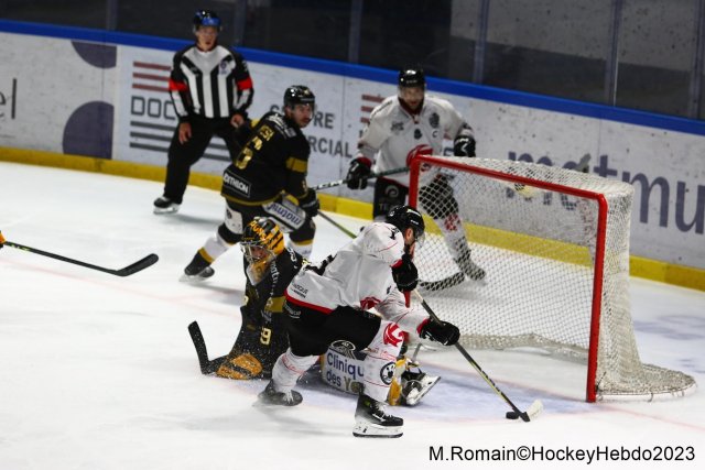Photo hockey match Rouen - Amiens  le 17/11/2023