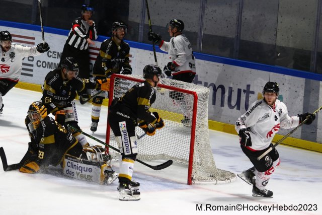 Photo hockey match Rouen - Amiens  le 17/11/2023