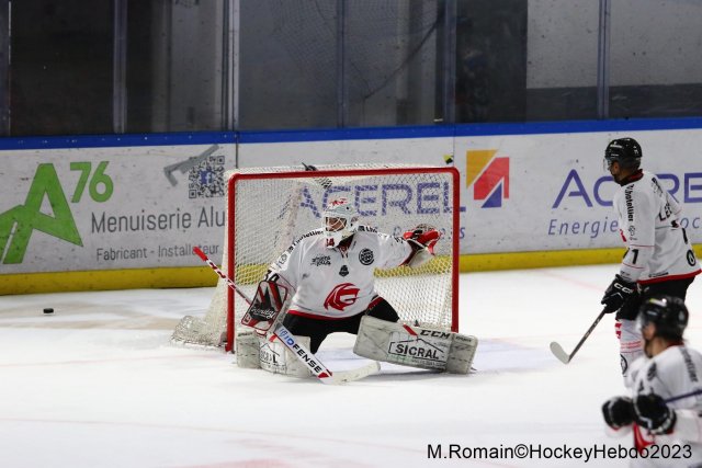 Photo hockey match Rouen - Amiens  le 17/11/2023