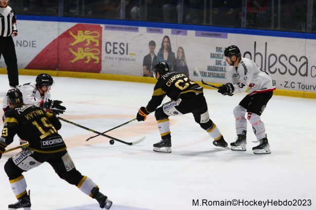Photo hockey match Rouen - Amiens  le 17/11/2023