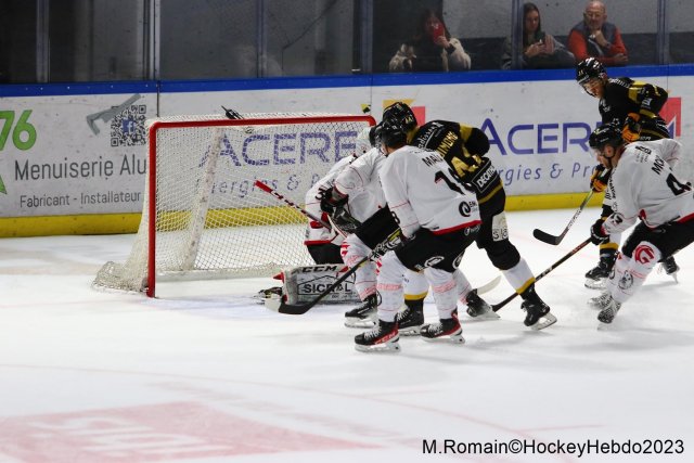 Photo hockey match Rouen - Amiens  le 17/11/2023