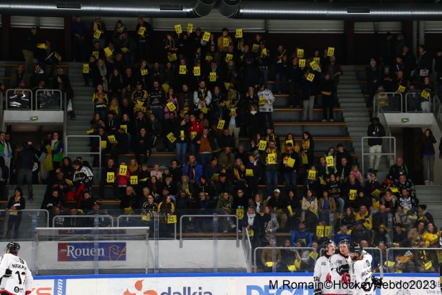 Photo hockey match Rouen - Amiens  le 17/11/2023