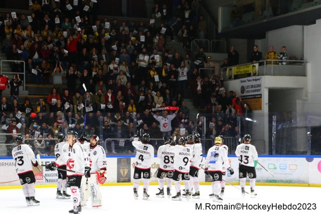 Photo hockey match Rouen - Amiens  le 17/11/2023