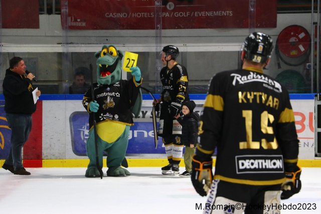 Photo hockey match Rouen - Amiens  le 17/11/2023
