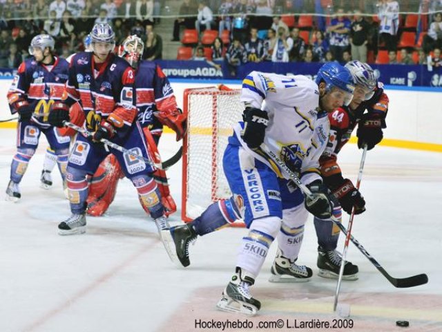 Photo hockey match Grenoble  - Villard-de-Lans le 03/10/2009