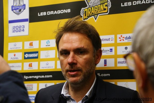 Photo hockey match Rouen - Amiens  le 17/11/2023