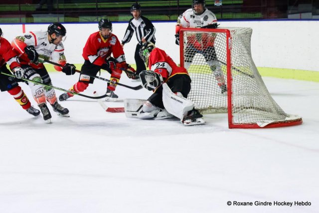 Photo hockey match Besançon - Nimes le 18/11/2023