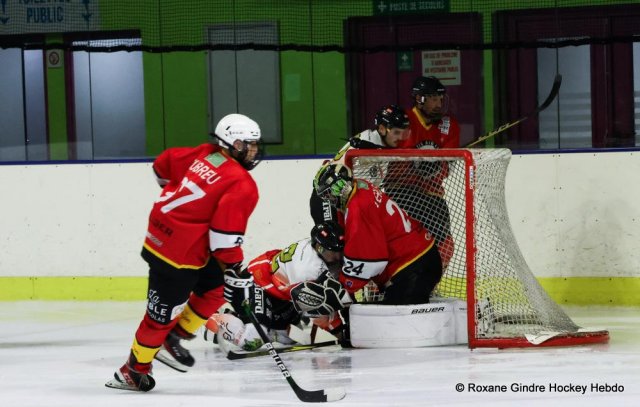 Photo hockey match Besançon - Nimes le 18/11/2023