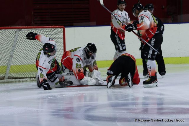 Photo hockey match Besançon - Nimes le 18/11/2023