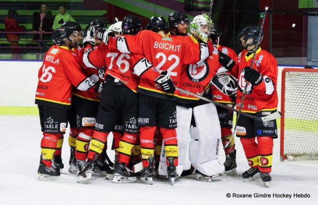 Photo hockey match Besançon - Nimes le 18/11/2023