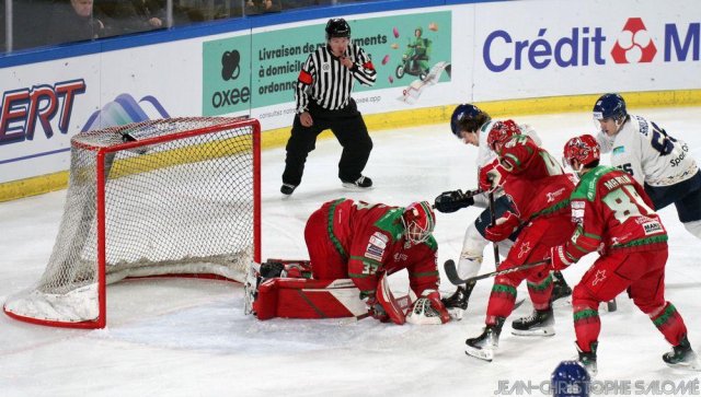 Photo hockey match Cardiff - Astana le 17/11/2023