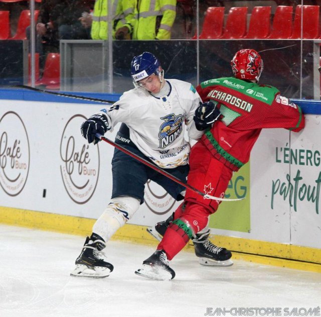 Photo hockey match Cardiff - Astana le 17/11/2023