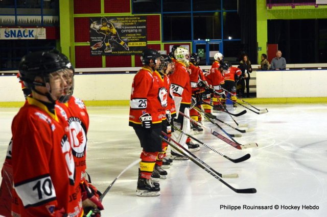 Photo hockey match Besançon - Nimes le 18/11/2023