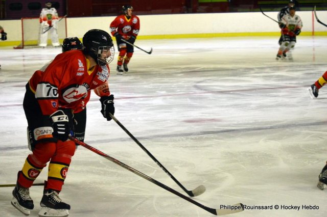 Photo hockey match Besançon - Nimes le 18/11/2023