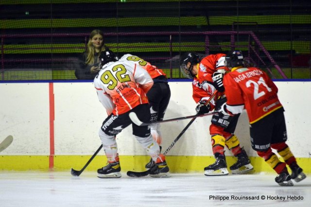 Photo hockey match Besançon - Nimes le 18/11/2023