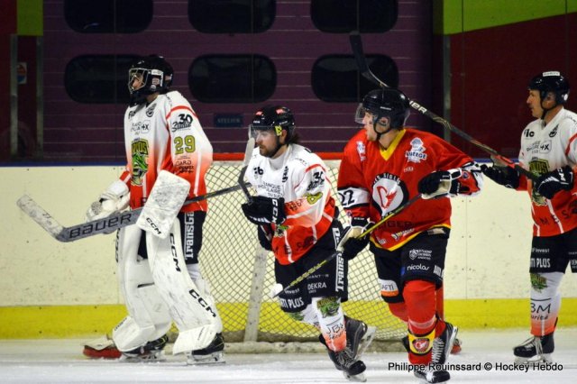 Photo hockey match Besançon - Nimes le 18/11/2023