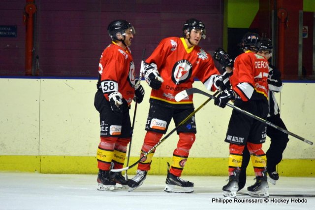 Photo hockey match Besançon - Nimes le 18/11/2023