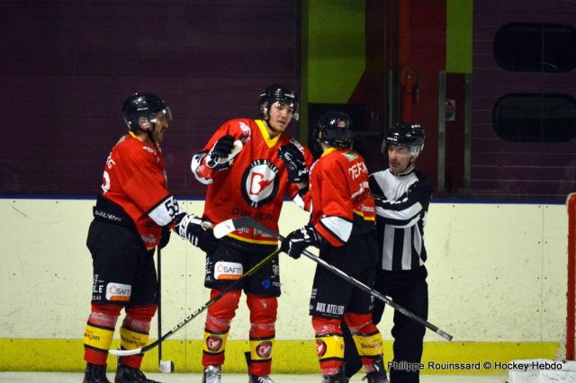 Photo hockey match Besançon - Nimes le 18/11/2023