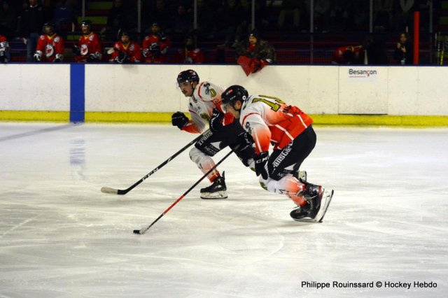 Photo hockey match Besançon - Nimes le 18/11/2023