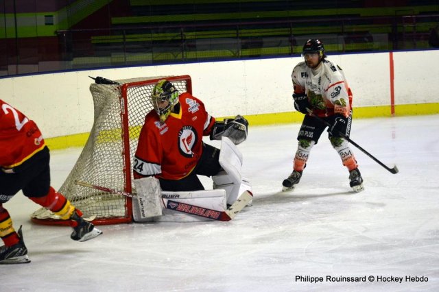 Photo hockey match Besançon - Nimes le 18/11/2023