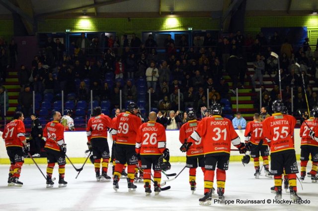 Photo hockey match Besançon - Nimes le 18/11/2023