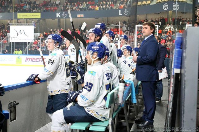 Photo hockey match Grenoble  - Astana le 18/11/2023