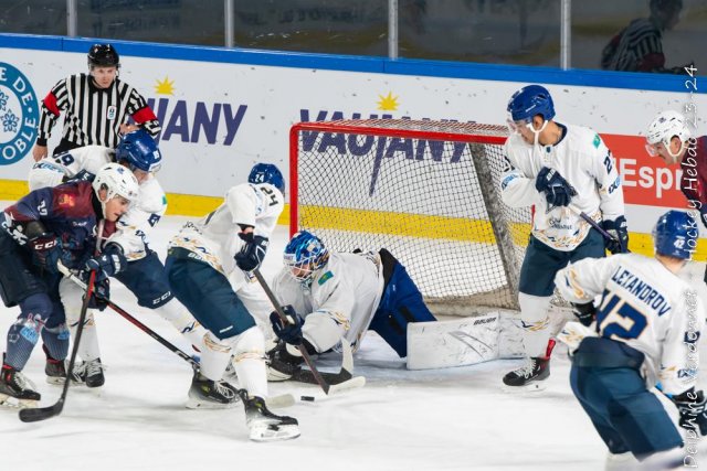 Photo hockey match Astana - Zemgale  le 19/11/2023