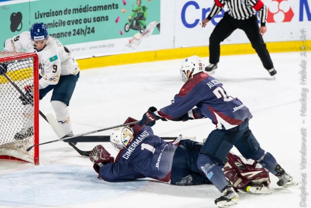 Photo hockey match Astana - Zemgale  le 19/11/2023