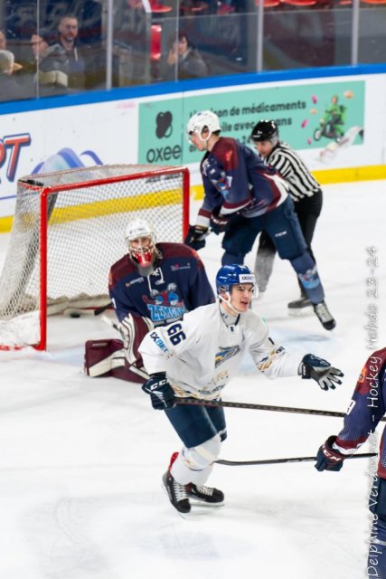 Photo hockey match Astana - Zemgale  le 19/11/2023