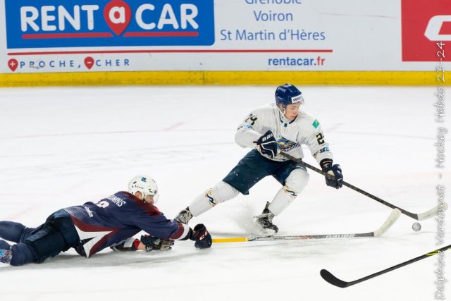 Photo hockey match Astana - Zemgale  le 19/11/2023