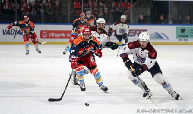 Photo hockey match Grenoble  - Zemgale  le 17/11/2023