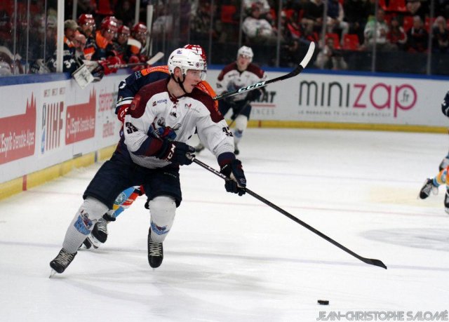 Photo hockey match Grenoble  - Zemgale  le 17/11/2023