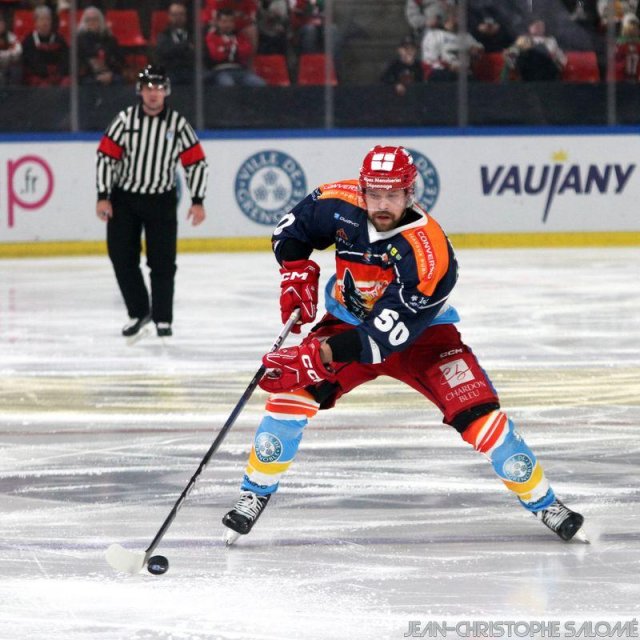Photo hockey match Grenoble  - Zemgale  le 17/11/2023