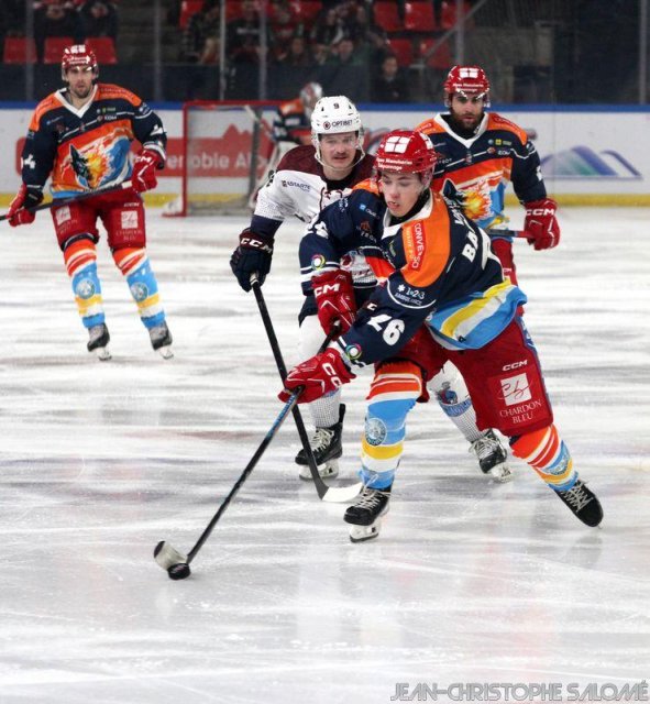 Photo hockey match Grenoble  - Zemgale  le 17/11/2023