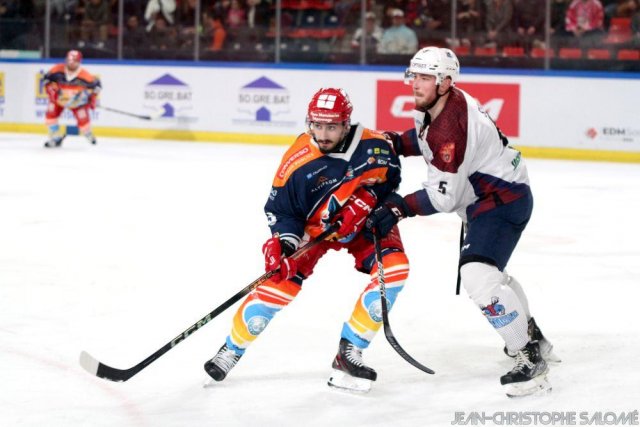 Photo hockey match Grenoble  - Zemgale  le 17/11/2023