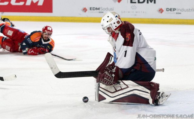 Photo hockey match Grenoble  - Zemgale  le 17/11/2023