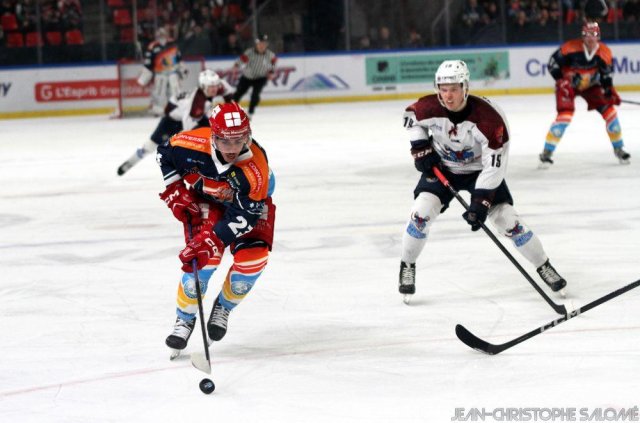Photo hockey match Grenoble  - Zemgale  le 17/11/2023