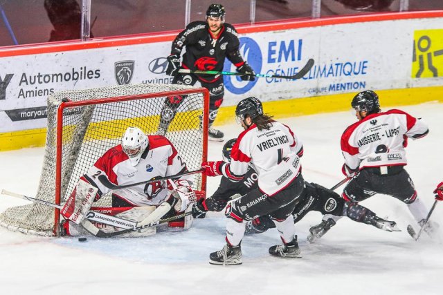 Photo hockey match Amiens  - Briançon  le 21/11/2023
