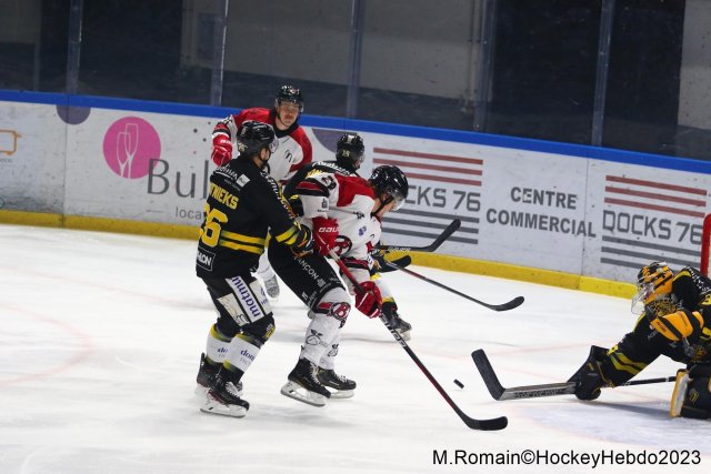 Photo hockey match Rouen - Briançon  le 23/11/2023