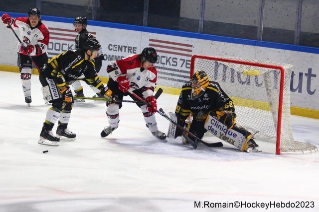 Photo hockey match Rouen - Briançon  le 23/11/2023