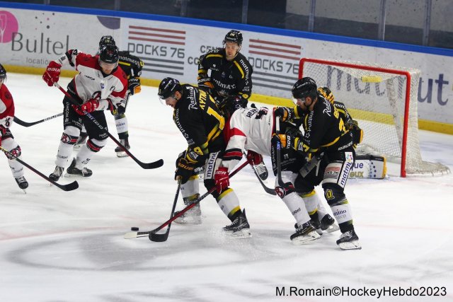 Photo hockey match Rouen - Briançon  le 23/11/2023