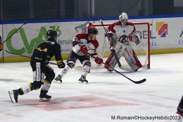 Photo hockey match Rouen - Briançon  le 23/11/2023