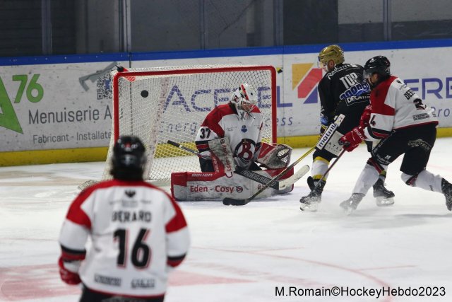 Photo hockey match Rouen - Briançon  le 23/11/2023