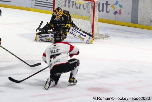 Photo hockey match Rouen - Briançon  le 23/11/2023